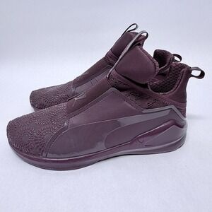 Puma Fierce Core Womens 8.5 Burgundy High Top Training Sneakers